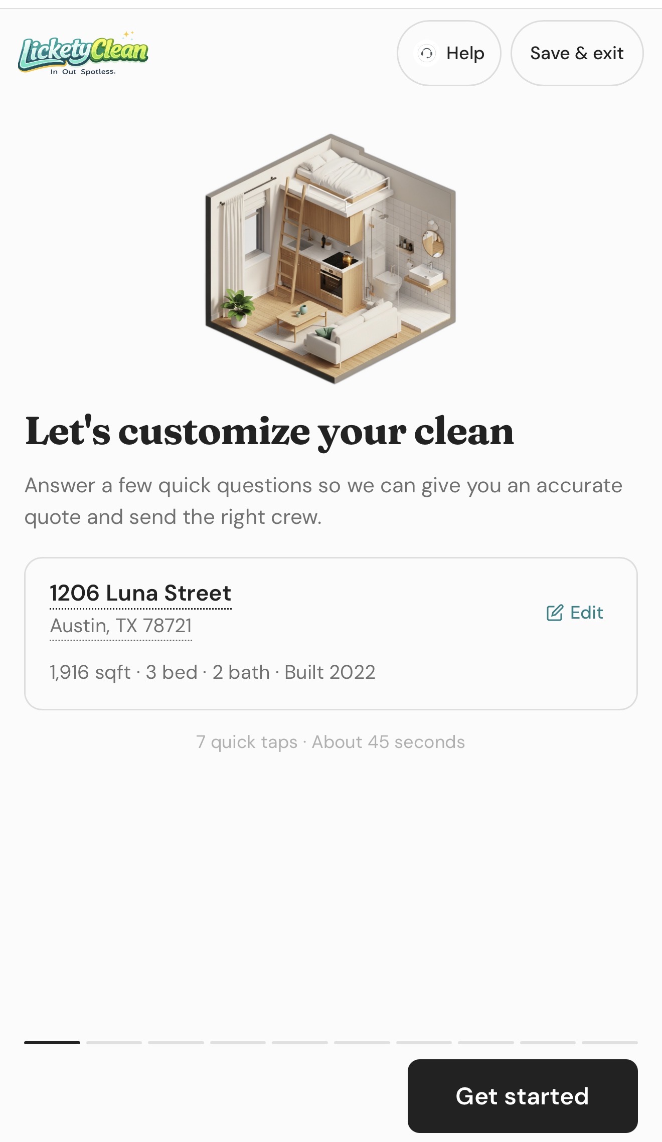 Drop your address. We pull the rest.